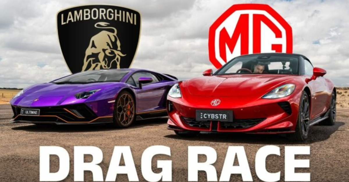 MG Cyberster vs Lamborghini Aventador